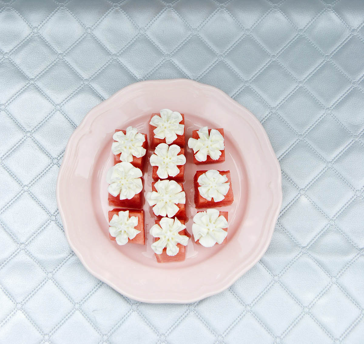 Watermelon And Goat Cheese Appetizer Sound Of A Tasty Life