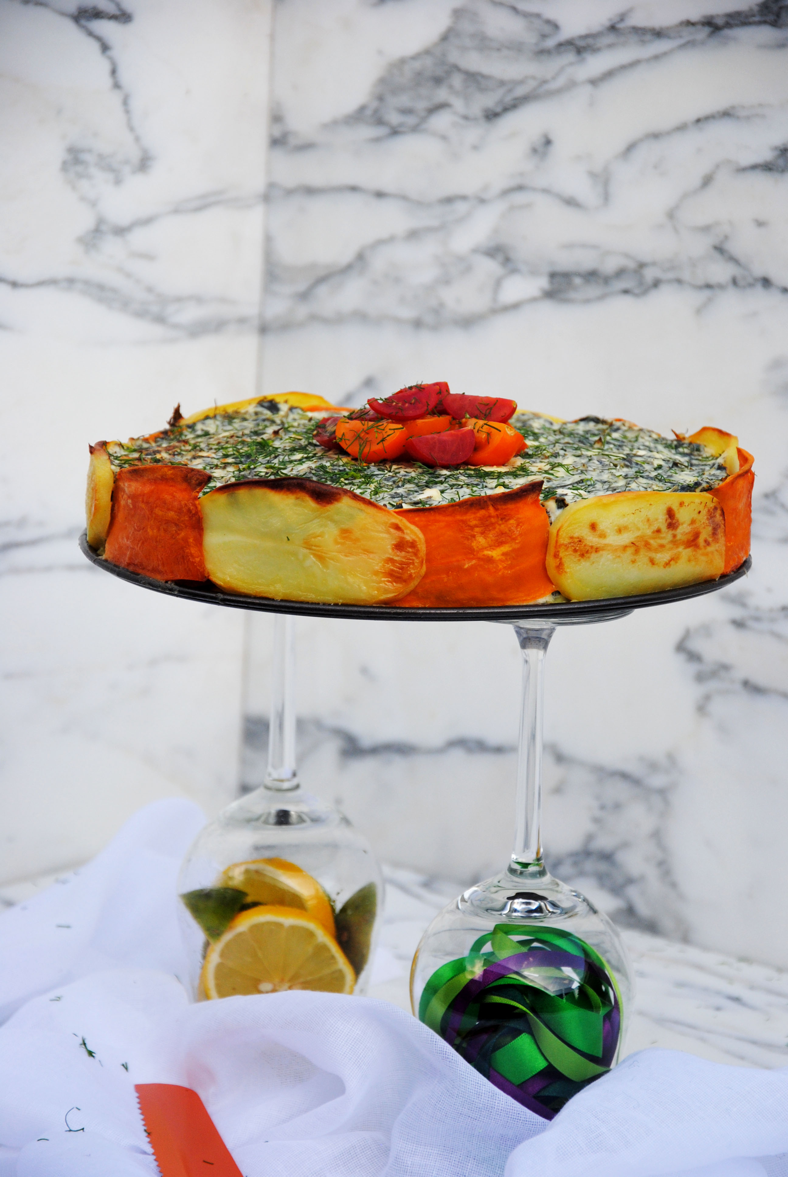 spinach torta display 5