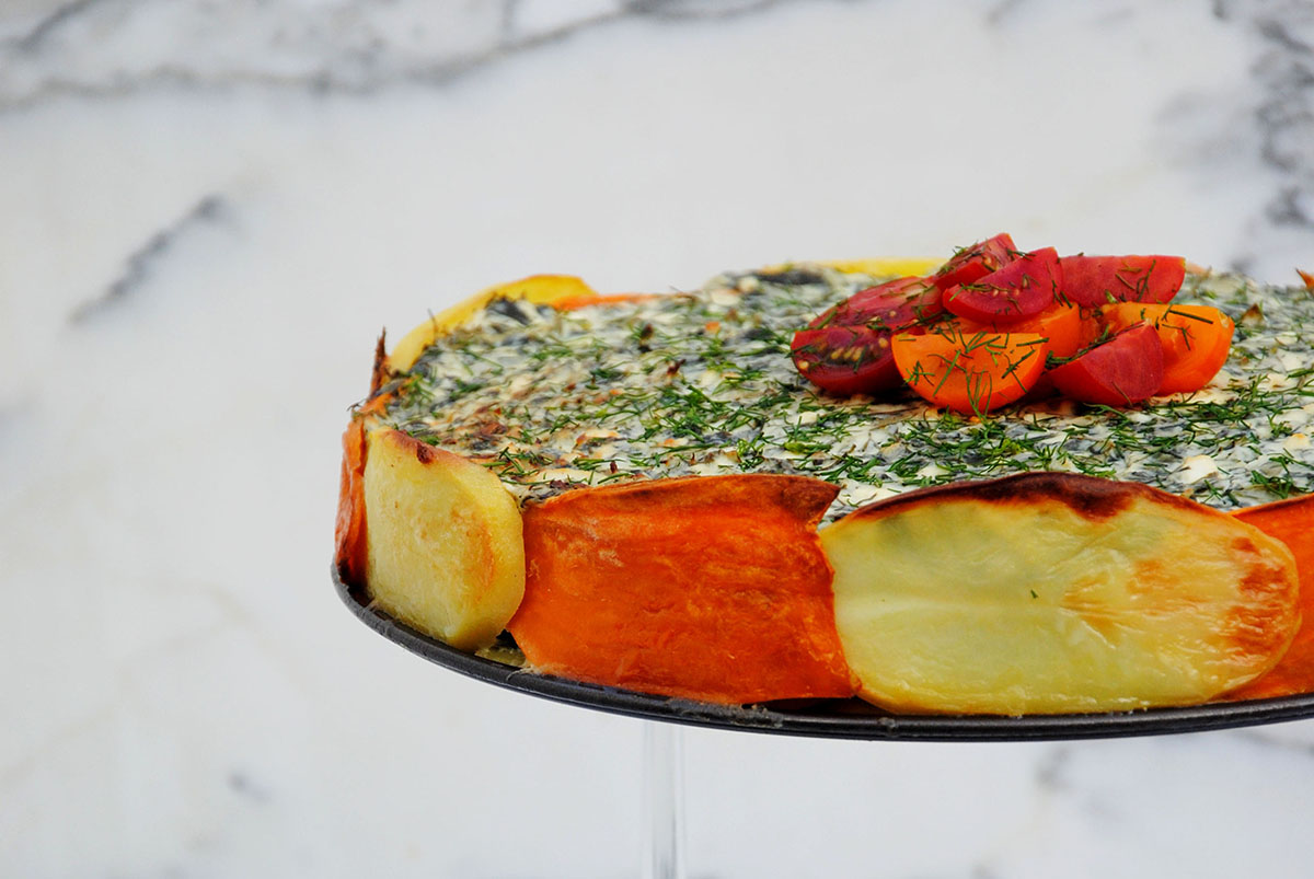 spinach torta display 3