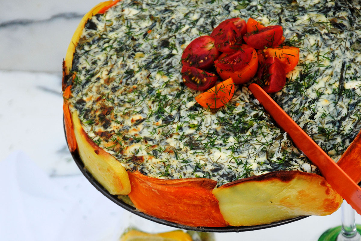 spinach torta display 4