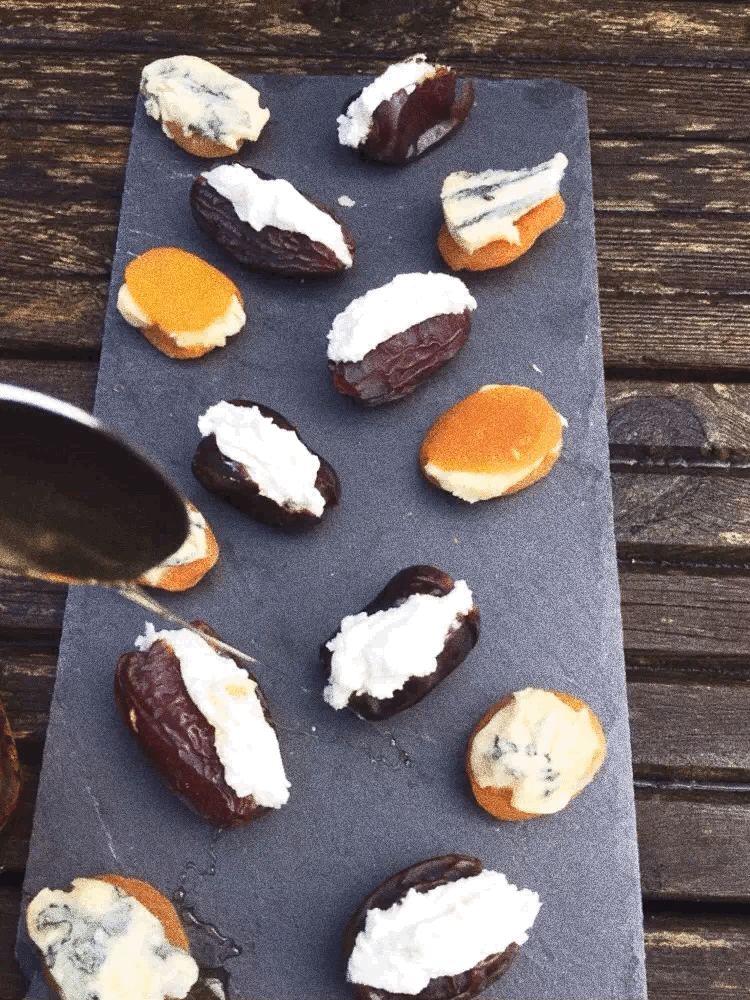 stuffed dates and apricots