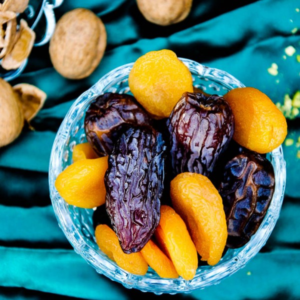 dates and apricots
