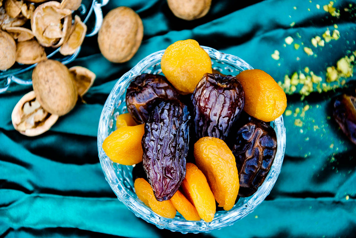 dates and apricots