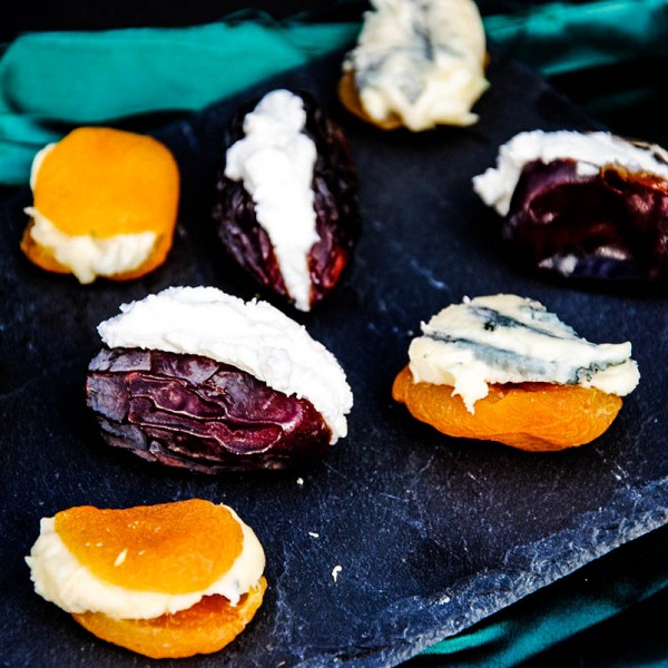 stuffed dates and apricots