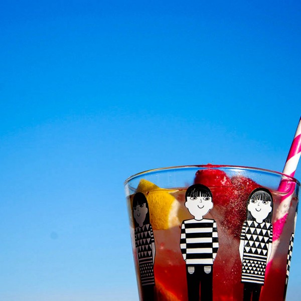 royal tea on sky background