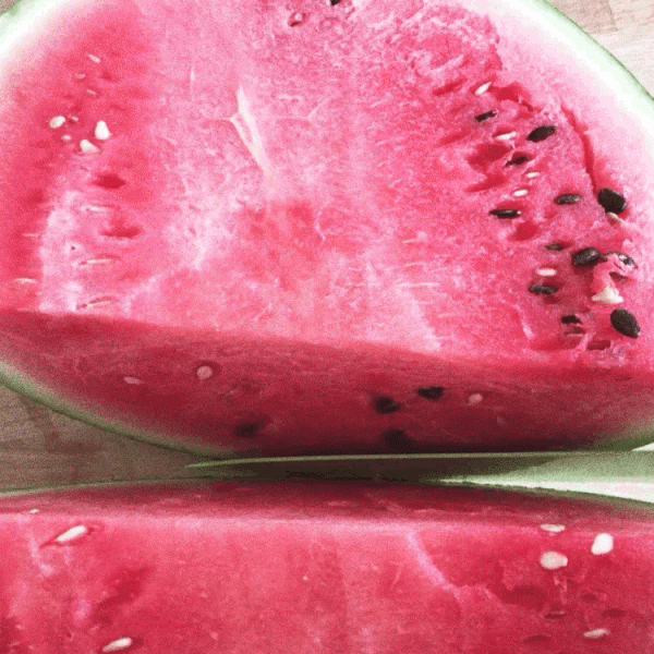 watermelon in half