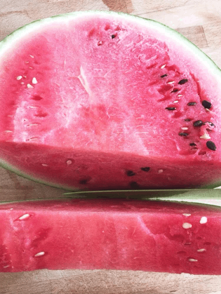 watermelon in half