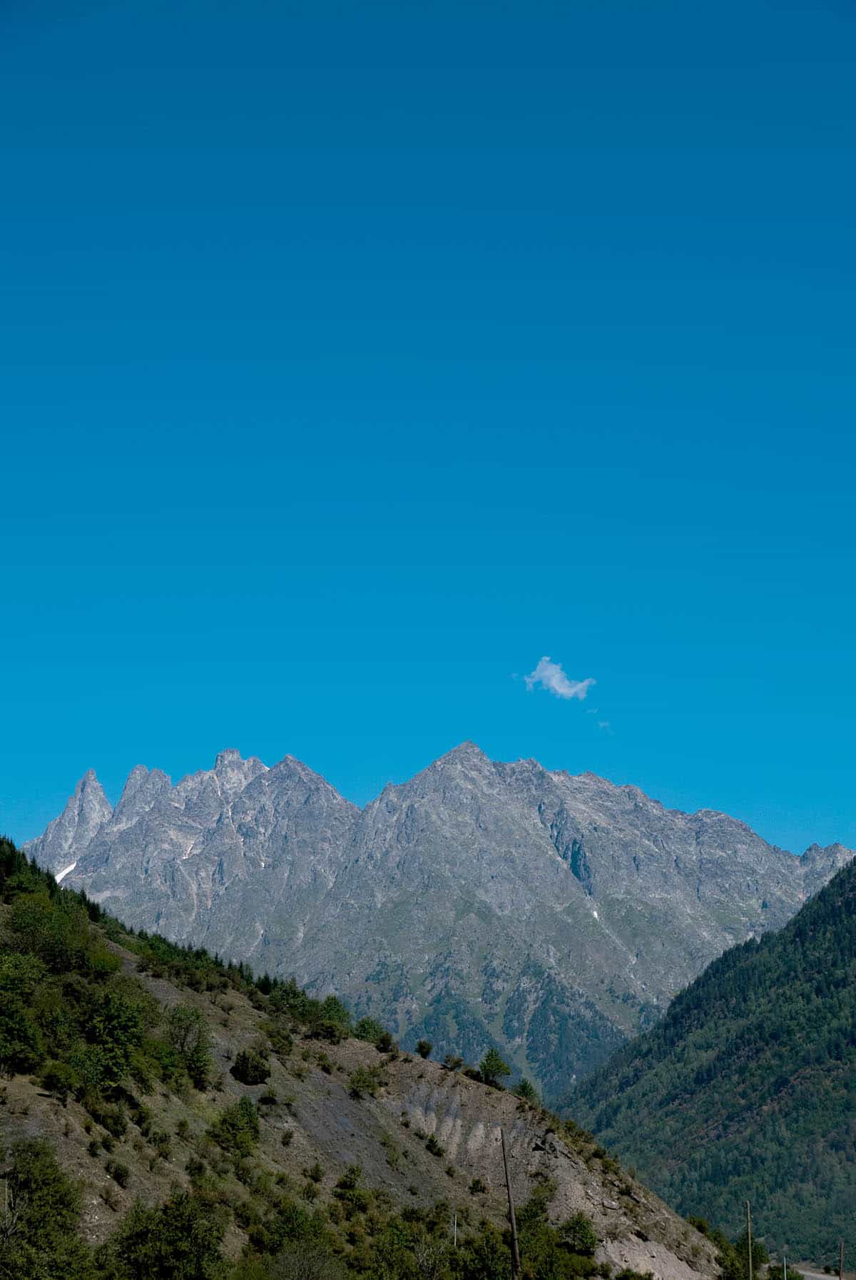 Gerogia - Chalaadi glacier.